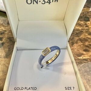 Gold Plated Ring NIB - Size 7